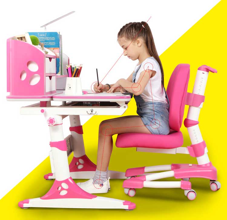 children ergonomic table and chair 